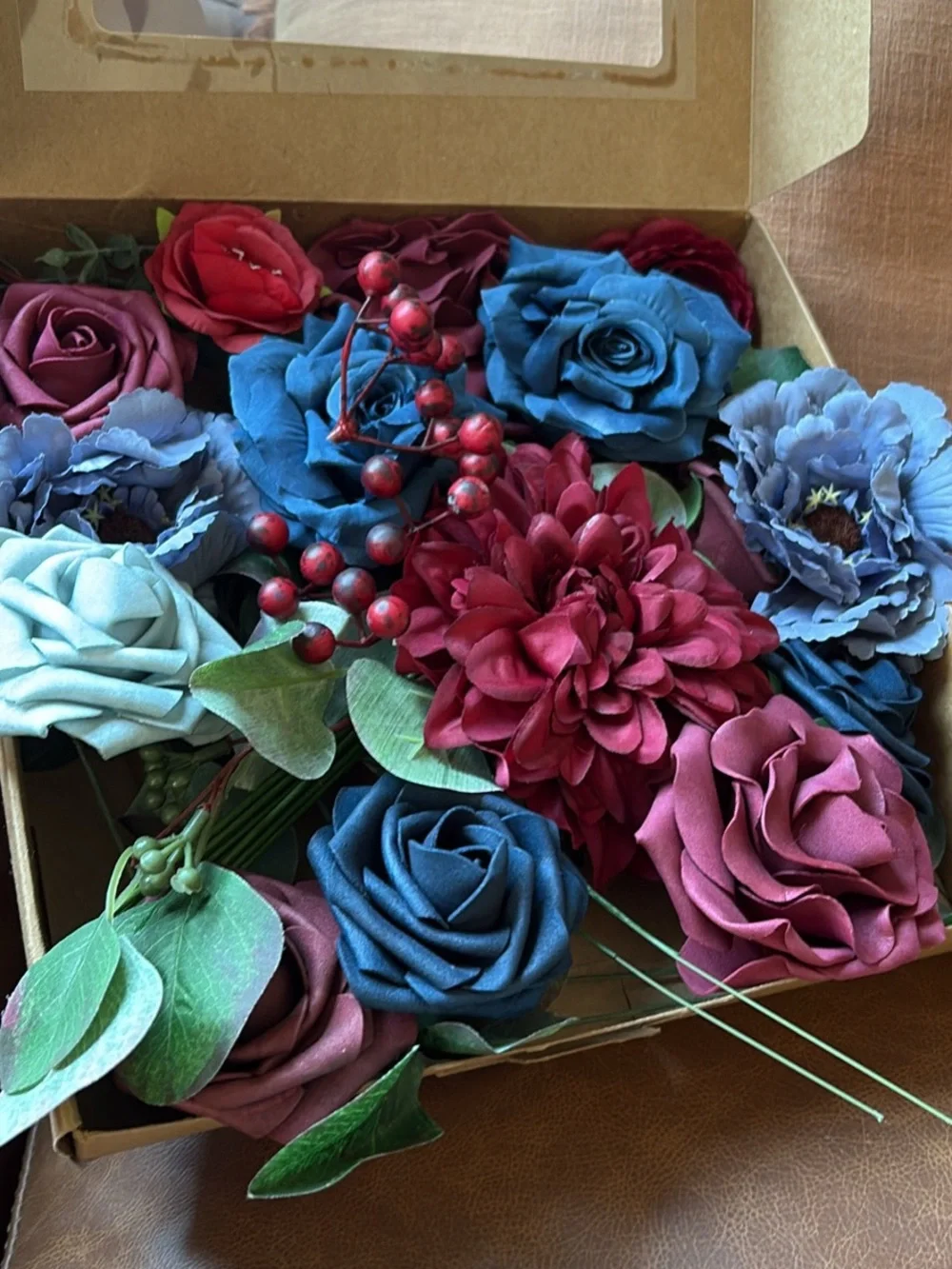 Fake Flowers Table Centerpiece, bridal shower, baby shower, bouquet